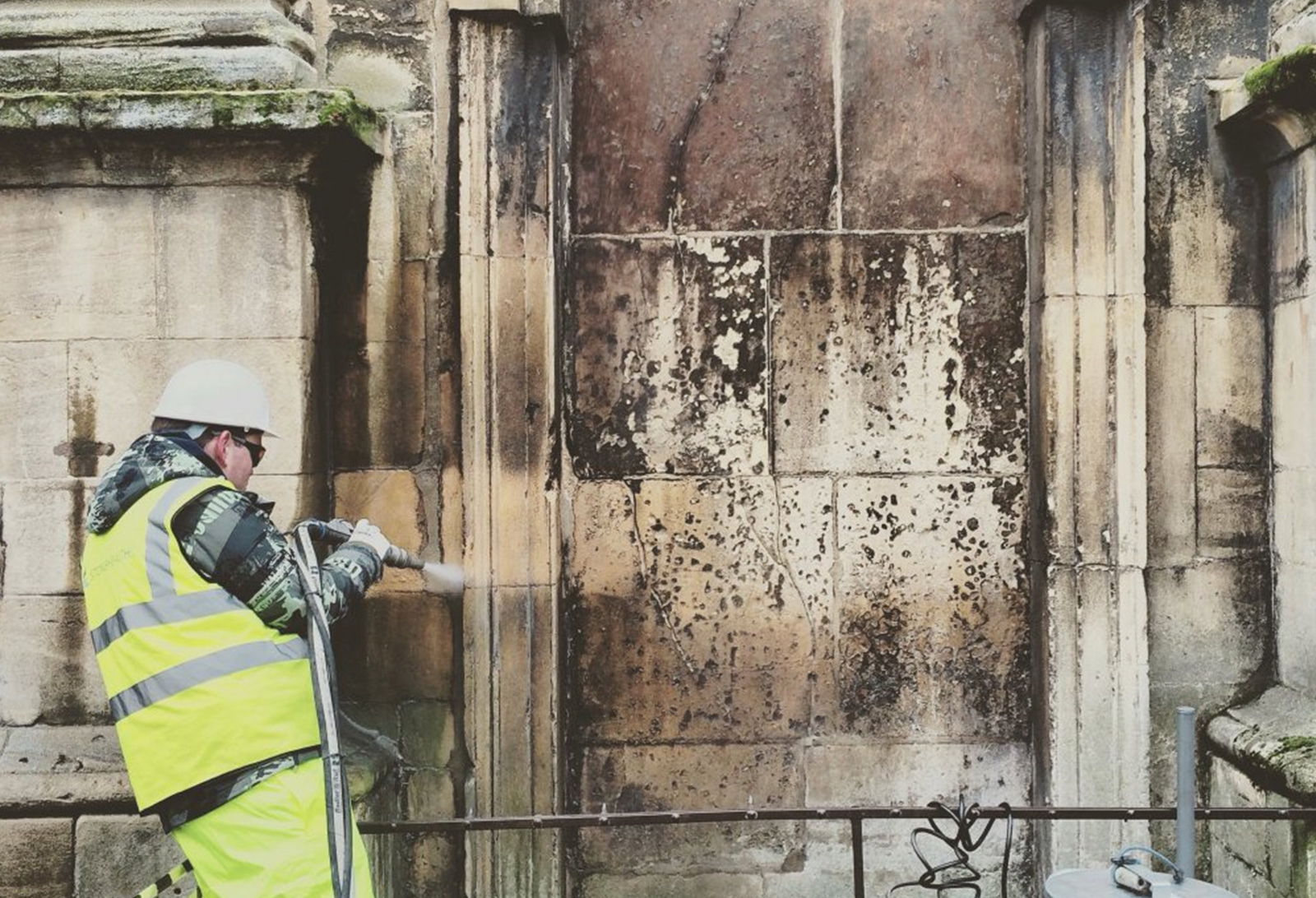 stone cleaning