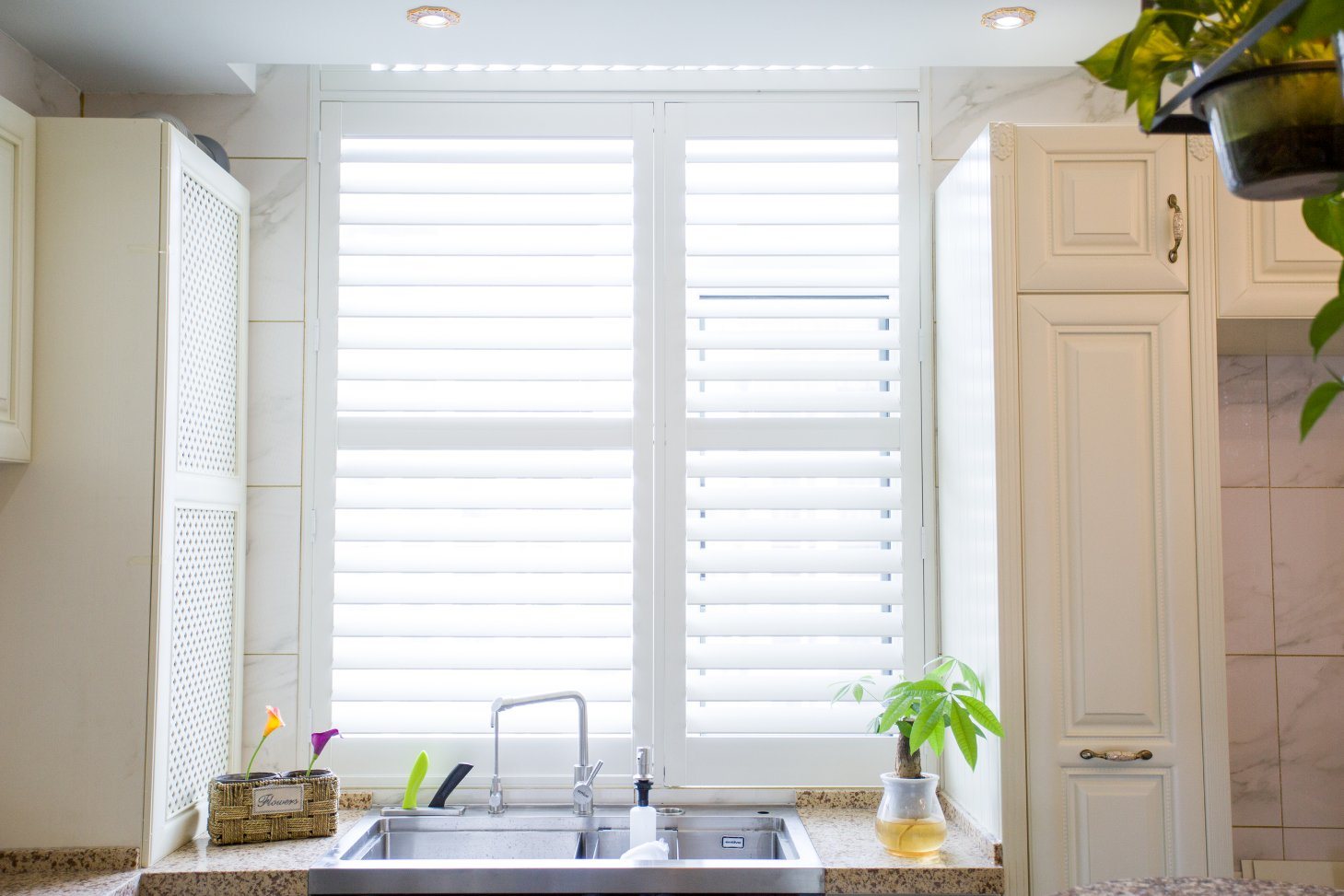 PVC plantation shutters