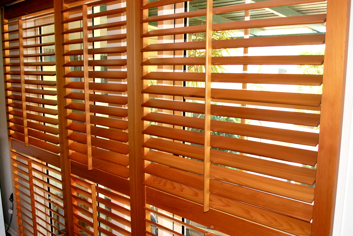 timber window shutters