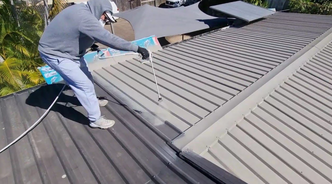 corrugated roof painting in Auckland