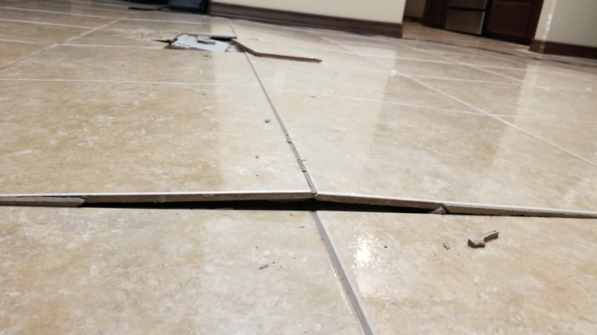 loose floor tiles repair