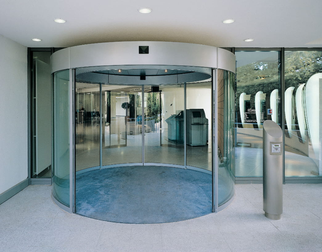 automatic curved door