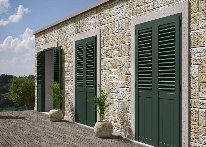 Aluminium shutters