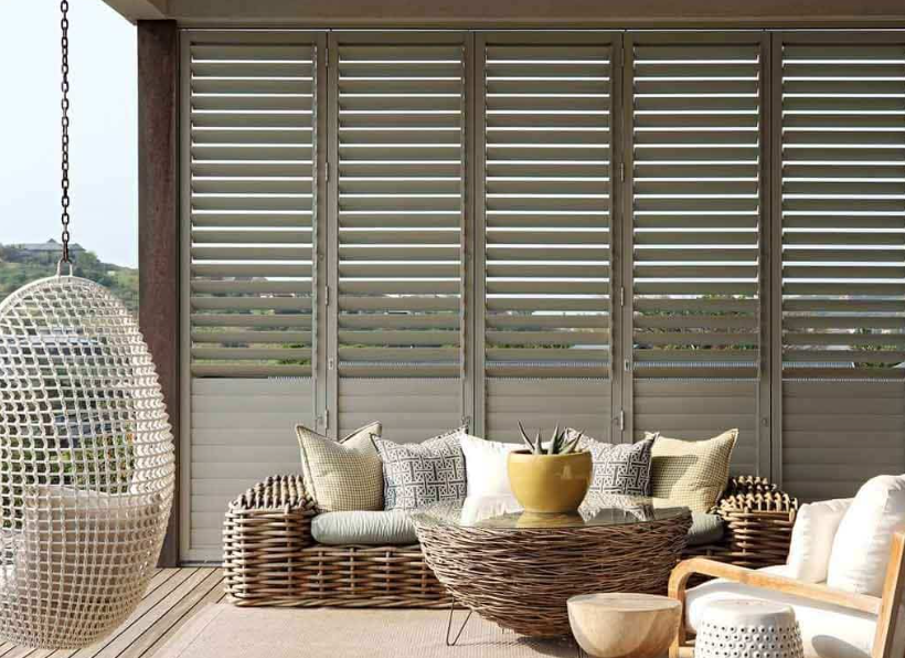 Aluminium shutters