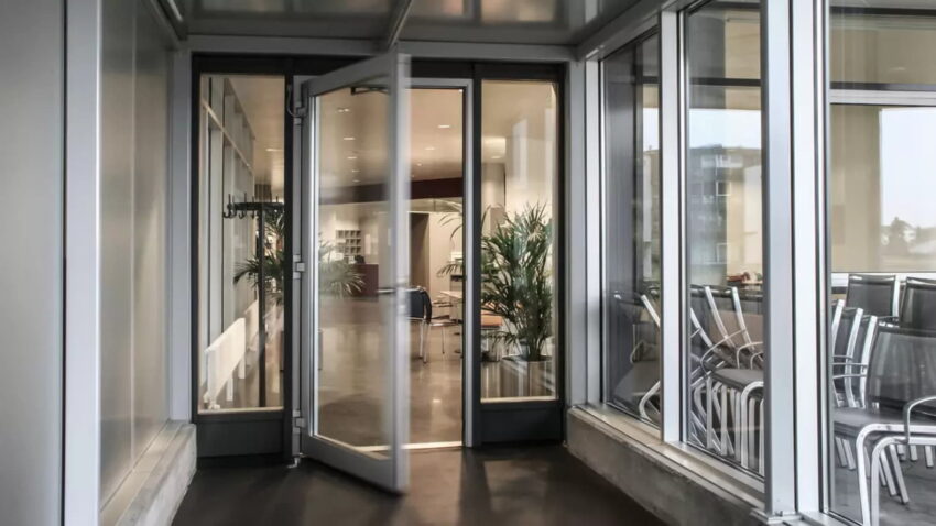 automatic swing doors