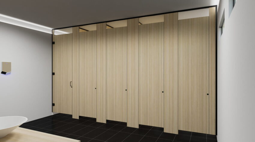 bathroom partition system