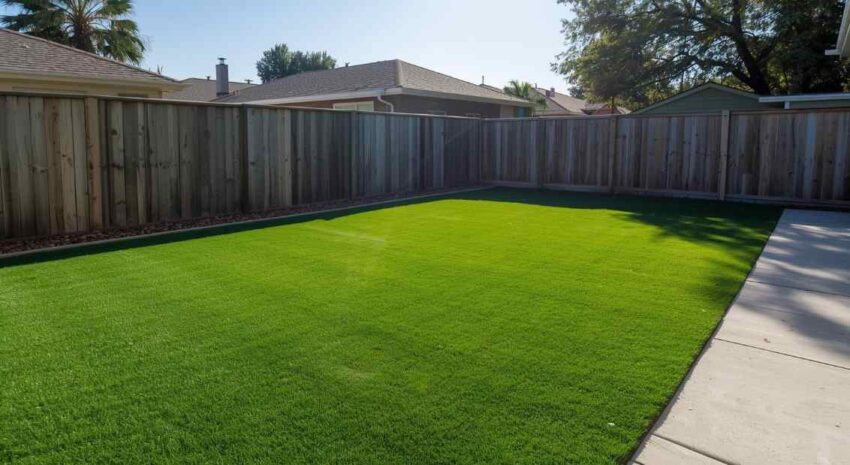 synthetic grass installation in Newcastle